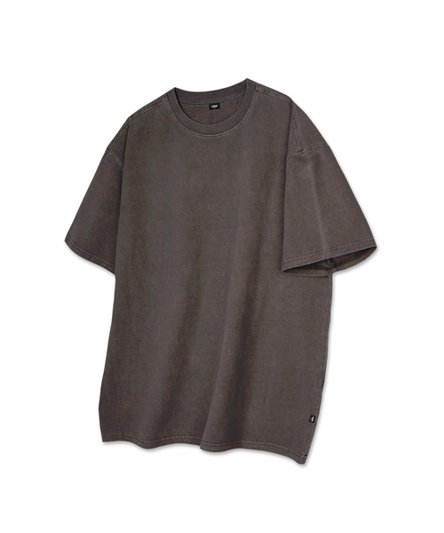UMM（ウム）の「オーバーサイズ 無地 ピグメント 半袖Tシャツ 5COLOR（Tシャツ/カットソー・メンズ・スカイブルー/グレー/チャコールグレー/ブラウン/ライトベージュ・1/2/3）」の4枚目の写真