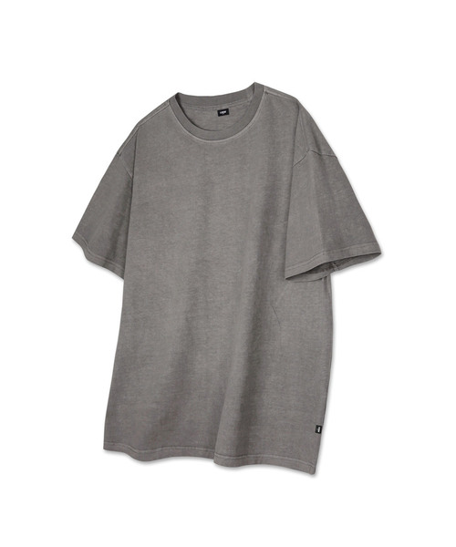 UMM（ウム）の「オーバーサイズ 無地 ピグメント 半袖Tシャツ 5COLOR（Tシャツ/カットソー・メンズ・スカイブルー/グレー/チャコールグレー/ブラウン/ライトベージュ・1/2/3）」の3枚目の写真
