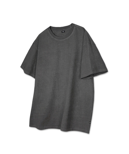 UMM（ウム）の「オーバーサイズ 無地 ピグメント 半袖Tシャツ 5COLOR（Tシャツ/カットソー・メンズ・スカイブルー/グレー/チャコールグレー/ブラウン/ライトベージュ・1/2/3）」の2枚目の写真