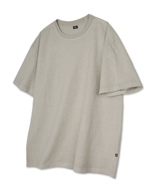 UMM（ウム）の「オーバーサイズ 無地 ピグメント 半袖Tシャツ 5COLOR（Tシャツ/カットソー・メンズ・スカイブルー/グレー/チャコールグレー/ブラウン/ライトベージュ・1/2/3）」の6枚目の写真