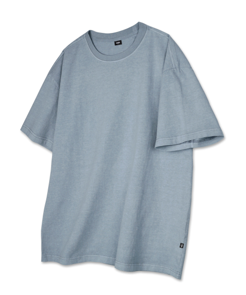 UMM（ウム）の「オーバーサイズ 無地 ピグメント 半袖Tシャツ 5COLOR（Tシャツ/カットソー・メンズ・スカイブルー/グレー/チャコールグレー/ブラウン/ライトベージュ・1/2/3）」の7枚目の写真