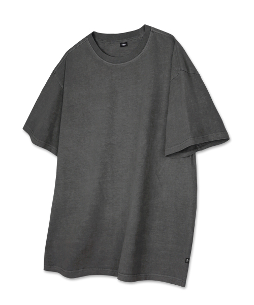 UMM（ウム）の「オーバーサイズ 無地 ピグメント 半袖Tシャツ 5COLOR（Tシャツ/カットソー・メンズ・スカイブルー/グレー/チャコールグレー/ブラウン/ライトベージュ・1/2/3）」の10枚目の写真