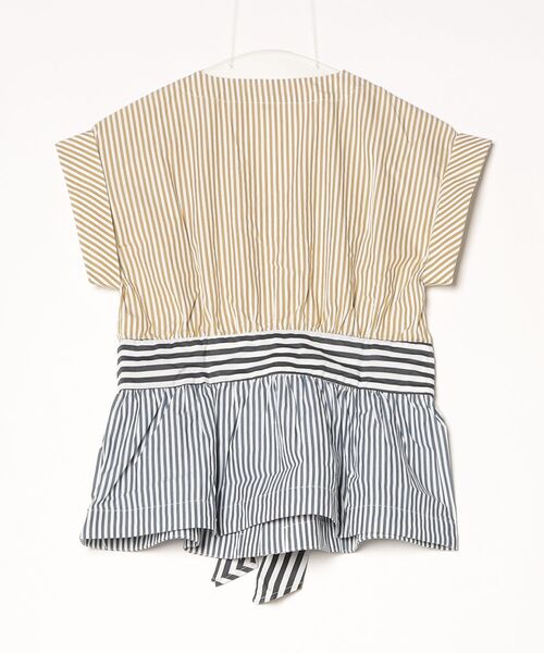 BANANA REPUBLIC FACTORY STORE(バナナリパブリック ファクトリーストア)の「BANANA REPUBLIC FACTORY STORE ポプリン タイフロント トップス(シャツ/ブラウス・レディース・ホワイト/マルチ・4/6/8/0/2)」の3枚目の写真
