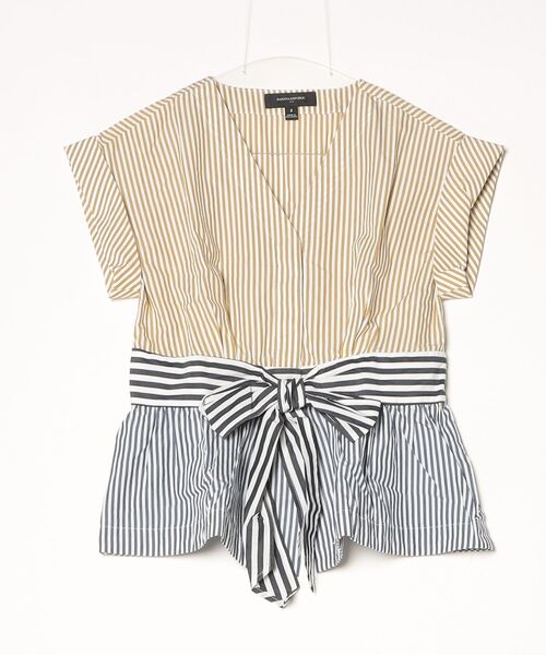 BANANA REPUBLIC FACTORY STORE(バナナリパブリック ファクトリーストア)の「BANANA REPUBLIC FACTORY STORE ポプリン タイフロント トップス(シャツ/ブラウス・レディース・ホワイト/マルチ・4/6/8/0/2)」の12枚目の写真