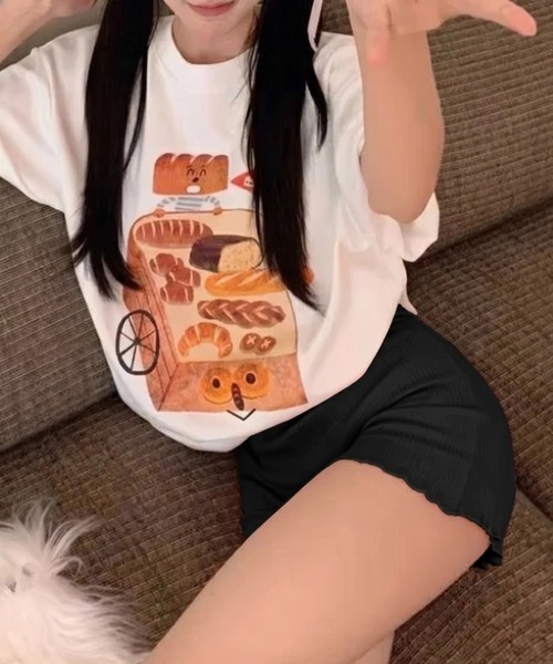 yuue' ( wear )(ユーイ)の「ハイウエストメロウリブニットパンツ(その他パンツ・レディース・グレー/ブラック・FREE)」の9枚目の写真