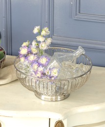 DULTON(�_���g��)��STAINLESS TABLETOP BASKET ROUND L/�X�e�����X ���C���[�o�X�P�b�g(�L�b�`���c�[��)