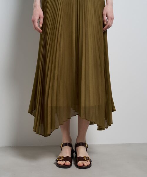 LANVIN en Bleu(ランバンオンブルー)の「オーガンジーカーブヘムプリーツスカート(スカート・レディース・ブラック・38/36)」の11枚目の写真