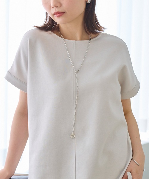 LAVEANGE(ラビアンジェ)の「スクエアチェーンコインネックレス|大人のこなれアクセ/2WAY/ロングネックレス/Y字シルエット/大人カジュアル(ネックレス・レディース・ゴールド/シルバー・F)」の11枚目の写真