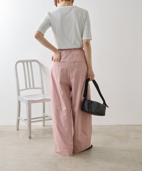 ear PAPILLONNER(イアパピヨネ)の「タックワイドパンツ【SUM1 STYLE】(その他パンツ・レディース・ピンク/イエロー・FREE)」の15枚目の写真