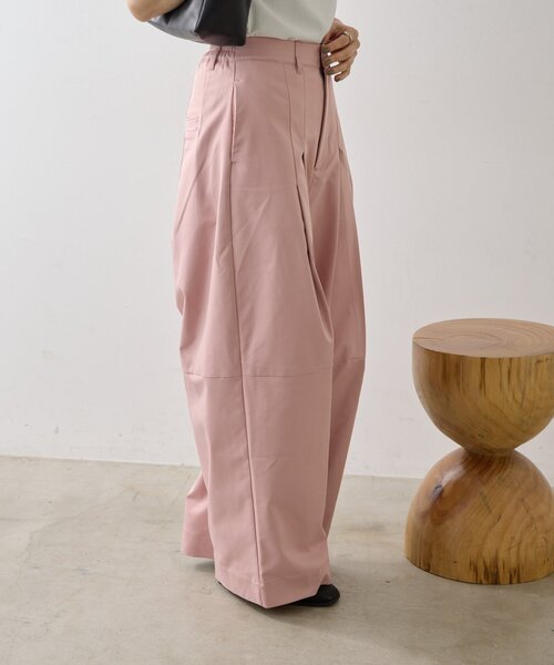 ear PAPILLONNER(イアパピヨネ)の「タックワイドパンツ【SUM1 STYLE】(その他パンツ・レディース・ピンク/イエロー・FREE)」の13枚目の写真