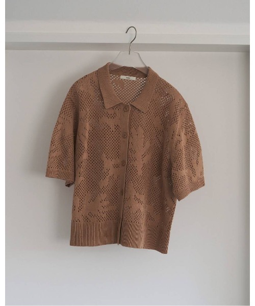 anuke Mesh Pattern Knit（ニット/セーター）｜anuke（アンヌーク）の
