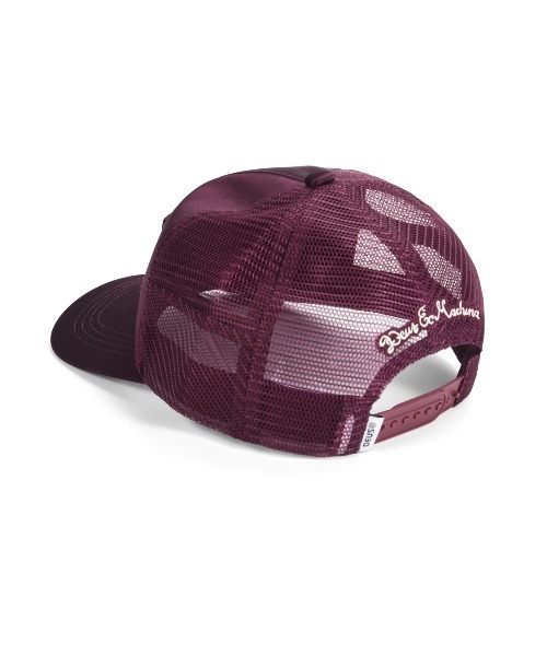 DEUS EX MACHINA（デウスエクスマキナ）の「PARIS SHIELD TRUCKER（キャップ・レディース・ブラック/レッド・OS）」の9枚目の写真