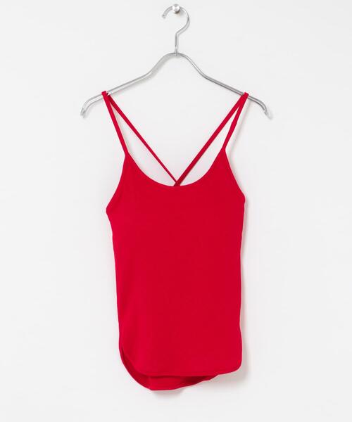 THE GOODLAND MARKET(ザグッドランドマーケット)の「ザ グッドランド マーケット GOOD CAMISOLE(キャミソール・レディース・ブラック/アイボリー/ブルー系その他/レッド・FREE)」の1枚目の写真
