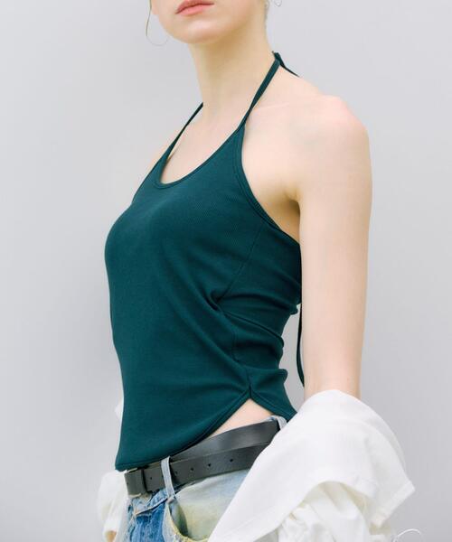 THE GOODLAND MARKET(ザグッドランドマーケット)の「ザ グッドランド マーケット GOOD CAMISOLE(キャミソール・レディース・ブラック/アイボリー/ブルー系その他/レッド・FREE)」の9枚目の写真