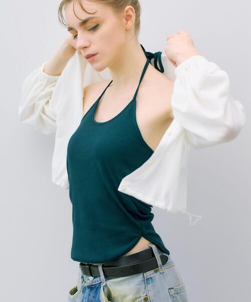THE GOODLAND MARKET(ザグッドランドマーケット)の「ザ グッドランド マーケット GOOD CAMISOLE(キャミソール・レディース・ブラック/アイボリー/ブルー系その他/レッド・FREE)」の10枚目の写真