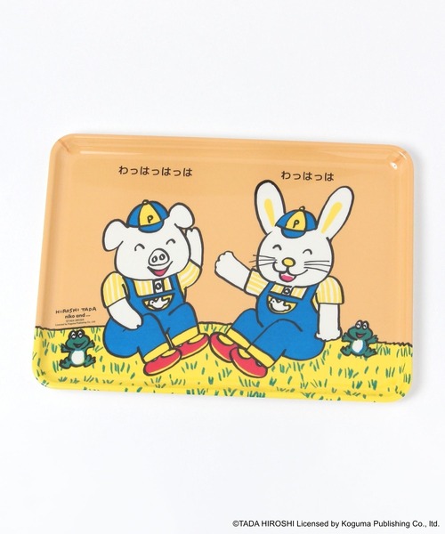 niko and...(ニコアンド)の「【多田ヒロシ】コラボメラミントレ-(ランチョンマット/テーブルウェア・レディース・オレンジ/ライトグレー・0)」の6枚目の写真
