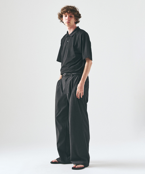 417 EDIFICE(フォーワンセブンエディフィス)の「UTILITY QUICKDRY ポロシャツ(ポロシャツ・メンズ・ネイビー/ブラック・LARGE/MEDIUM/SMALL)」の5枚目の写真