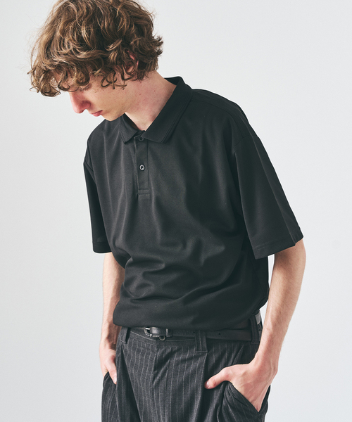 417 EDIFICE(フォーワンセブンエディフィス)の「UTILITY QUICKDRY ポロシャツ(ポロシャツ・メンズ・ネイビー/ブラック・LARGE/MEDIUM/SMALL)」の9枚目の写真