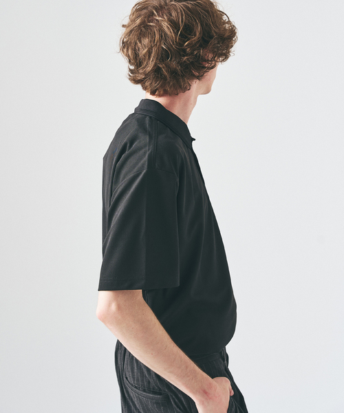 417 EDIFICE(フォーワンセブンエディフィス)の「UTILITY QUICKDRY ポロシャツ(ポロシャツ・メンズ・ネイビー/ブラック・LARGE/MEDIUM/SMALL)」の11枚目の写真