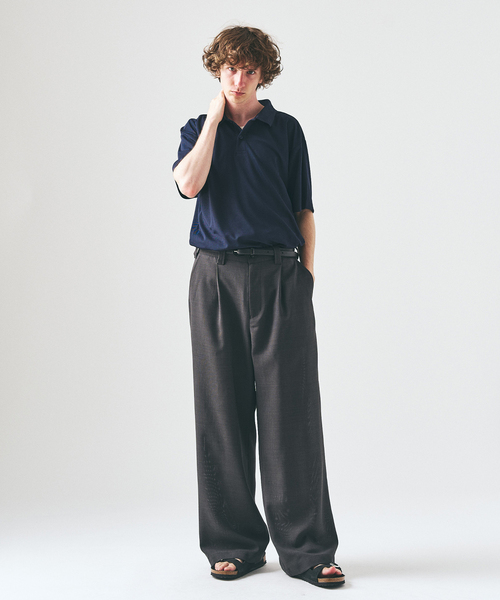 417 EDIFICE(フォーワンセブンエディフィス)の「UTILITY QUICKDRY ポロシャツ(ポロシャツ・メンズ・ネイビー/ブラック・LARGE/MEDIUM/SMALL)」の15枚目の写真