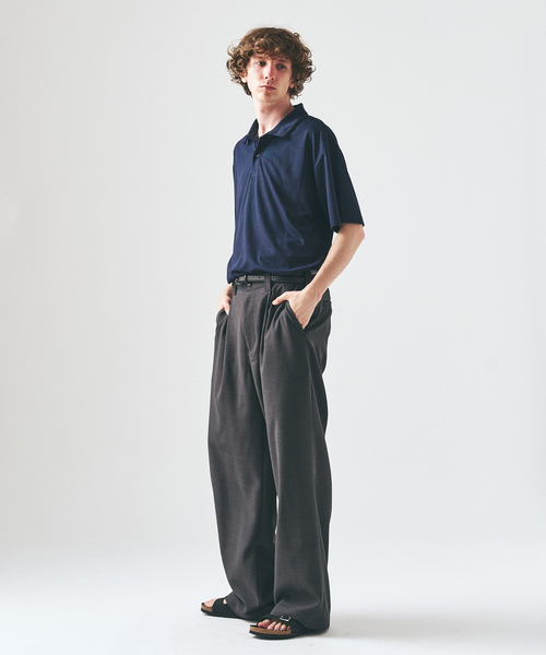 417 EDIFICE(フォーワンセブンエディフィス)の「UTILITY QUICKDRY ポロシャツ(ポロシャツ・メンズ・ネイビー/ブラック・LARGE/MEDIUM/SMALL)」の16枚目の写真