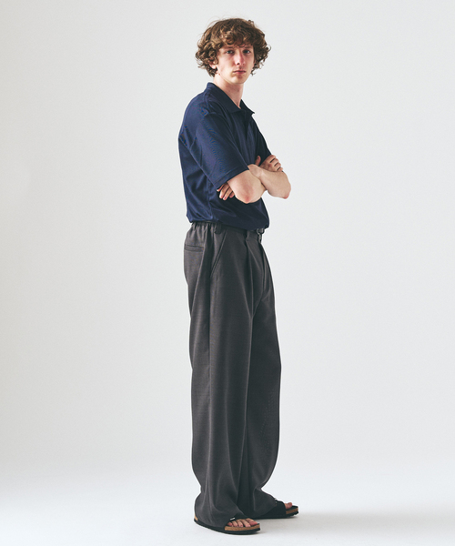 417 EDIFICE(フォーワンセブンエディフィス)の「UTILITY QUICKDRY ポロシャツ(ポロシャツ・メンズ・ネイビー/ブラック・LARGE/MEDIUM/SMALL)」の18枚目の写真