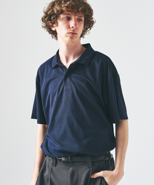 417 EDIFICE(フォーワンセブンエディフィス)の「UTILITY QUICKDRY ポロシャツ(ポロシャツ・メンズ・ネイビー/ブラック・LARGE/MEDIUM/SMALL)」の19枚目の写真
