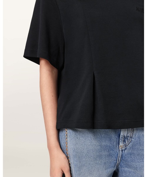 ALLSAINTS(オールセインツ)の「SOFIA LISA BOXY EMBROIDERED T-SHIRT | SOFIA LISA ボクシー 刺繍 Tシャツ(Tシャツ/カットソー・レディース・ブラック・XS/S/M)」の5枚目の写真