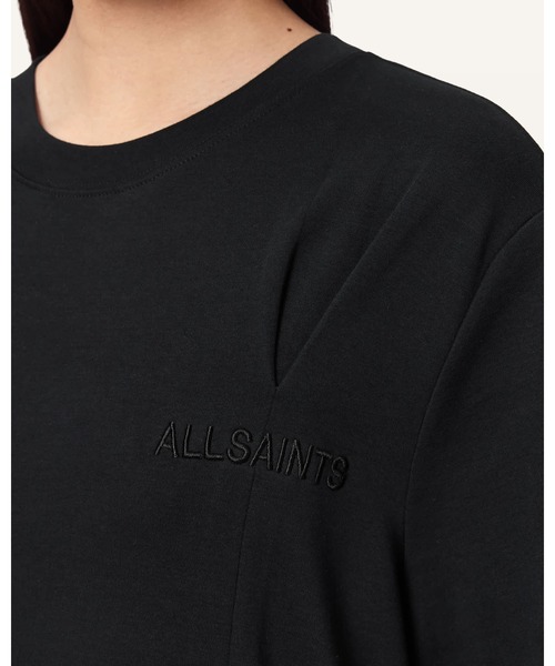 ALLSAINTS(オールセインツ)の「SOFIA LISA BOXY EMBROIDERED T-SHIRT | SOFIA LISA ボクシー 刺繍 Tシャツ(Tシャツ/カットソー・レディース・ブラック・XS/S/M)」の6枚目の写真
