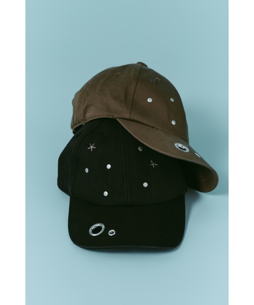 Knuth Marf（クヌースマーフ）の「studded cap（キャップ・レディース・ブラウン/ブラック・FREE）」の3枚目の写真
