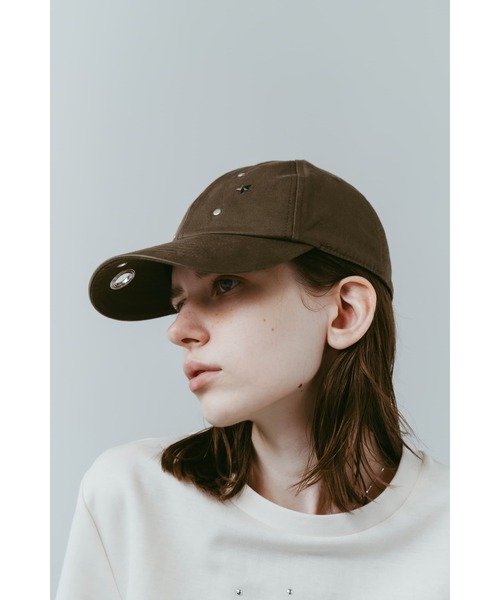 Knuth Marf（クヌースマーフ）の「studded cap（キャップ・レディース・ブラウン/ブラック・FREE）」の5枚目の写真