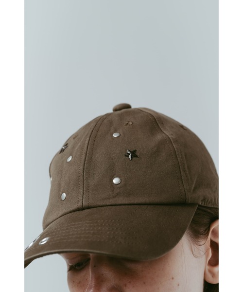 Knuth Marf（クヌースマーフ）の「studded cap（キャップ・レディース・ブラウン/ブラック・FREE）」の11枚目の写真