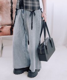 OLIVE des OLIVE | キラキラロゴデニムパンツ(その他パンツ)