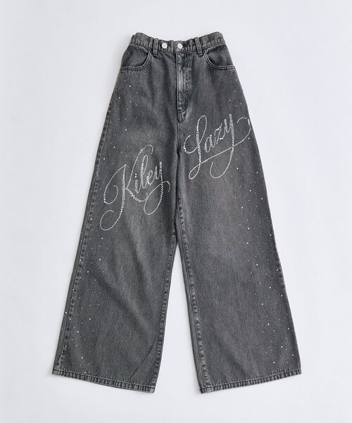 OLIVE des OLIVE(オリーブデオリーブ)の「キラキラロゴデニムパンツ(その他パンツ・レディース・ブルー/ブラック・SMALL/MEDIUM)」の22枚目の写真
