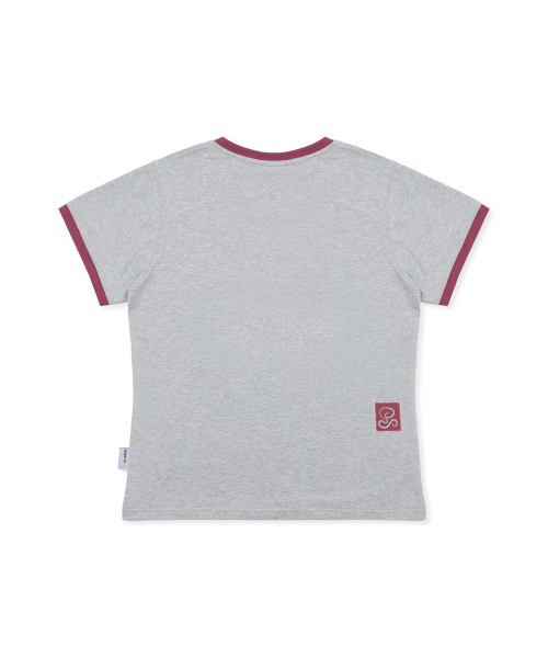 RuNaKi'Hu'(ルナキフ)の「WXT095 メラドットアプリケリンガーTシャツ (GRAY)(Tシャツ/カットソー・レディース・その他・1/2)」の2枚目の写真
