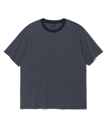 Pendulum（ペンデュラム）の「ストライプレギュラーハーフTシャツ LQ7TU449_CHARCOAL（Tシャツ/カットソー）」