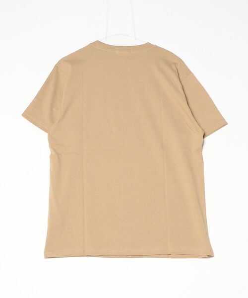 POLOCHAMPS(ポロチャンプス)の「POLOCHAMPS ポロチャンプス メンズ レギュラーフィット ワンポイント刺繍ロゴクルーネックTシャツ(Tシャツ/カットソー・メンズ・ベージュ/チャコール/オレンジ/ネイビー/ダークグリーン/杢グレー/オフホワイト/ブラック・M/XL/L)」の9枚目の写真