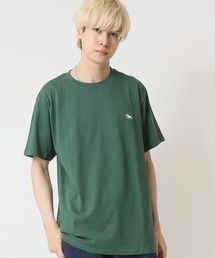 POLOCHAMPS ポロチャンプス メンズ レギュラーフィット ワンポイント刺繍ロゴクルーネックTシャツ