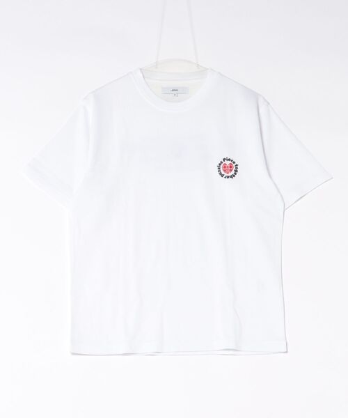 Right-on(ライトオン)の「ハートモチーフプリントTシャツ(Tシャツ/カットソー・メンズ・レッド/ホワイト/ブルー・M/L/XL/S)」の3枚目の写真