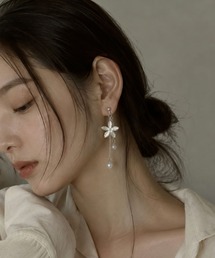 パヴェフープ×ビッグパールピアス