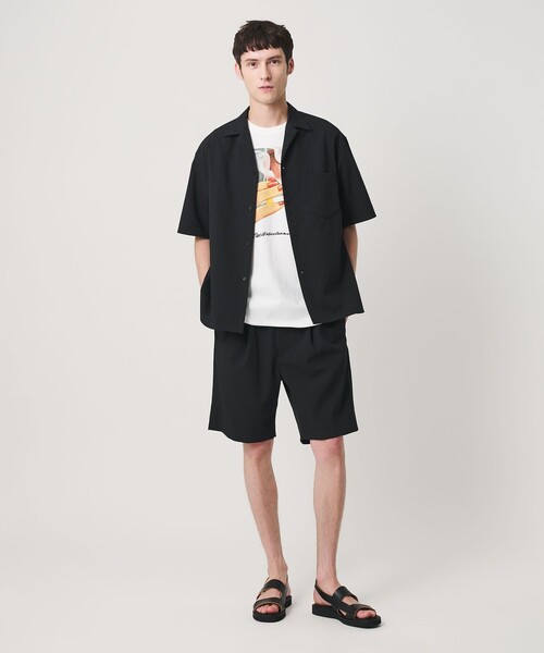 BEAUTY&YOUTH UNITED ARROWS(ビューティーアンドユースユナイテッドアローズ)の「KOMATSU PACK トロピカル 1プリーツ ショーツ ストレッチ 吸水速乾 UVカット セットアップ対応(その他パンツ・メンズ・ブラック/ベージュ/ダークグレー・S/XL/M/L)」の13枚目の写真