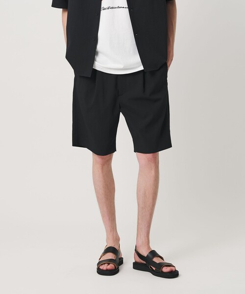 BEAUTY&YOUTH UNITED ARROWS(ビューティーアンドユースユナイテッドアローズ)の「KOMATSU PACK トロピカル 1プリーツ ショーツ ストレッチ 吸水速乾 UVカット セットアップ対応(その他パンツ・メンズ・ブラック/ベージュ/ダークグレー・S/XL/M/L)」の14枚目の写真