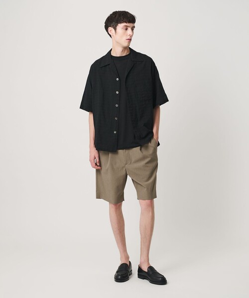 BEAUTY&YOUTH UNITED ARROWS(ビューティーアンドユースユナイテッドアローズ)の「KOMATSU PACK トロピカル 1プリーツ ショーツ ストレッチ 吸水速乾 UVカット セットアップ対応(その他パンツ・メンズ・ブラック/ベージュ/ダークグレー・S/XL/M/L)」の19枚目の写真
