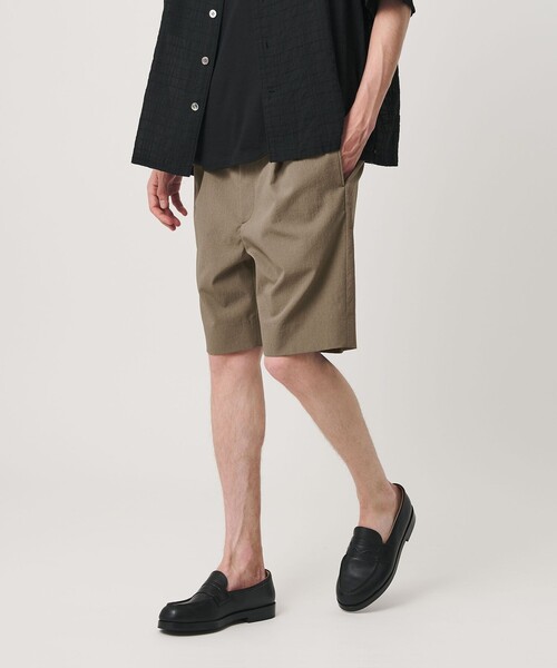 BEAUTY&YOUTH UNITED ARROWS(ビューティーアンドユースユナイテッドアローズ)の「KOMATSU PACK トロピカル 1プリーツ ショーツ ストレッチ 吸水速乾 UVカット セットアップ対応(その他パンツ・メンズ・ブラック/ベージュ/ダークグレー・S/XL/M/L)」の20枚目の写真