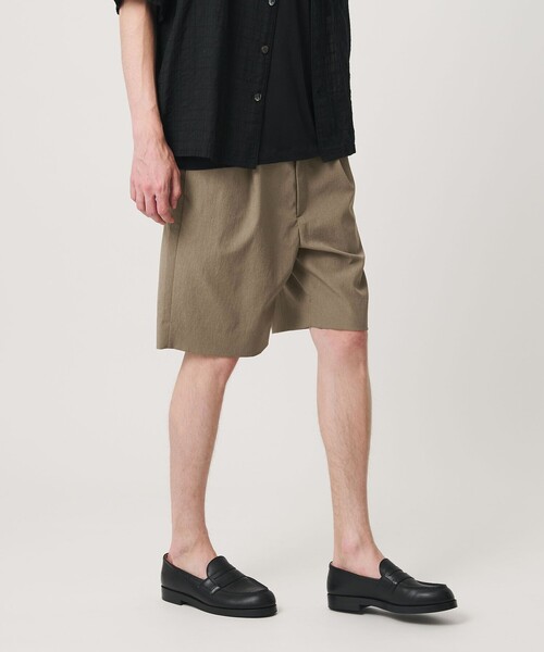 BEAUTY&YOUTH UNITED ARROWS(ビューティーアンドユースユナイテッドアローズ)の「KOMATSU PACK トロピカル 1プリーツ ショーツ ストレッチ 吸水速乾 UVカット セットアップ対応(その他パンツ・メンズ・ブラック/ベージュ/ダークグレー・S/XL/M/L)」の21枚目の写真