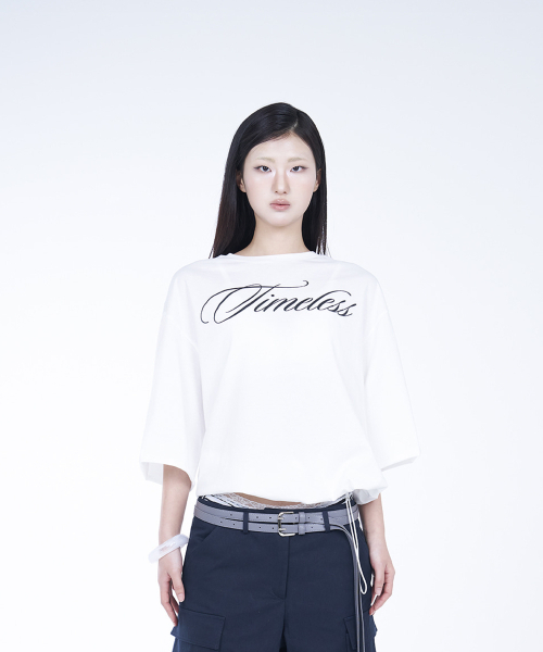 DEPC(デプク)の「BACK CUT-OUT T-SHIRT - WHITE(Tシャツ/カットソー・レディース・その他・FREE)」の1枚目の写真