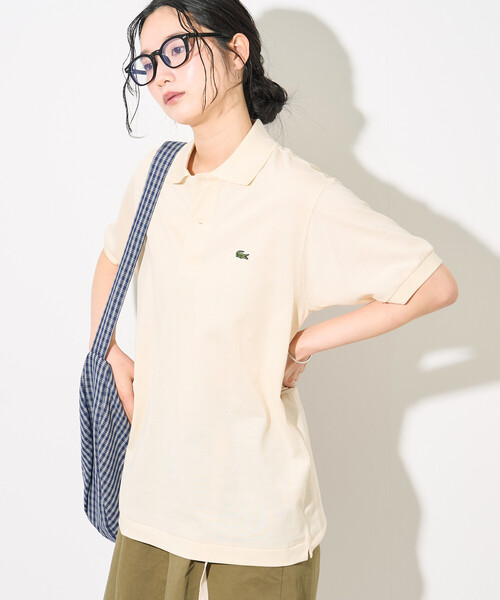 FREAK'S STORE(フリークスストア)の「LACOSTE/ラコステ L.12.12 ポロシャツ /半袖ポロ(ポロシャツ・レディース・ネイビー/ナチュラル/ブラック・3)」の7枚目の写真