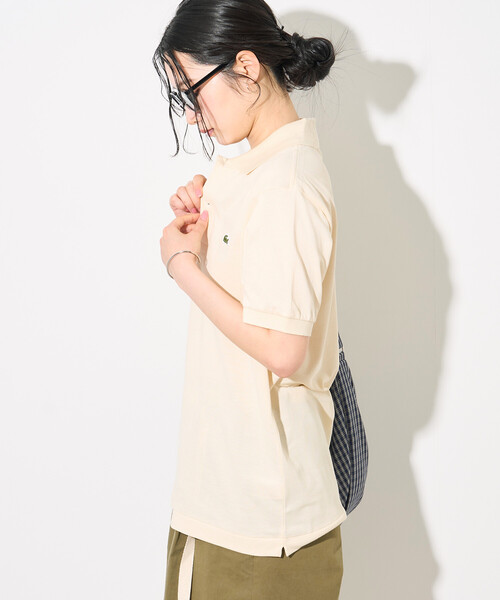 FREAK'S STORE(フリークスストア)の「LACOSTE/ラコステ L.12.12 ポロシャツ /半袖ポロ(ポロシャツ・レディース・ネイビー/ナチュラル/ブラック・3)」の8枚目の写真