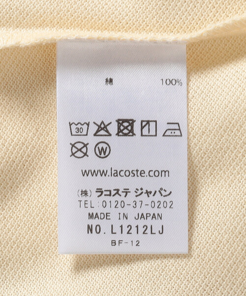 FREAK'S STORE(フリークスストア)の「LACOSTE/ラコステ L.12.12 ポロシャツ /半袖ポロ(ポロシャツ・レディース・ネイビー/ナチュラル/ブラック・3)」の18枚目の写真