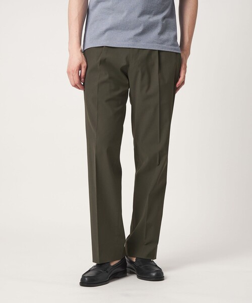 A DAY IN THE LIFE UNITED ARROWS(アデイインザライフユナイテッドアローズ)の「ハイツイスト 1プリーツ テーパードスラックス<A DAY IN THE LIFE>(スラックス・メンズ・ブラウン系/ダークグレー/ネイビー・M/L/XL)」の5枚目の写真